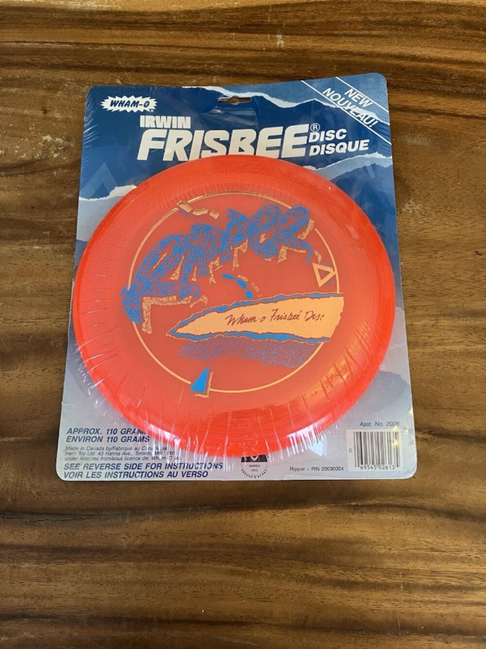 Rare Vintage 1986 Wham-O Ripper Frisbee Disc New Sealed -